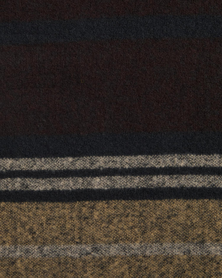 Barbour Alston Stripe Scarf - Birchwood Mix Tartan