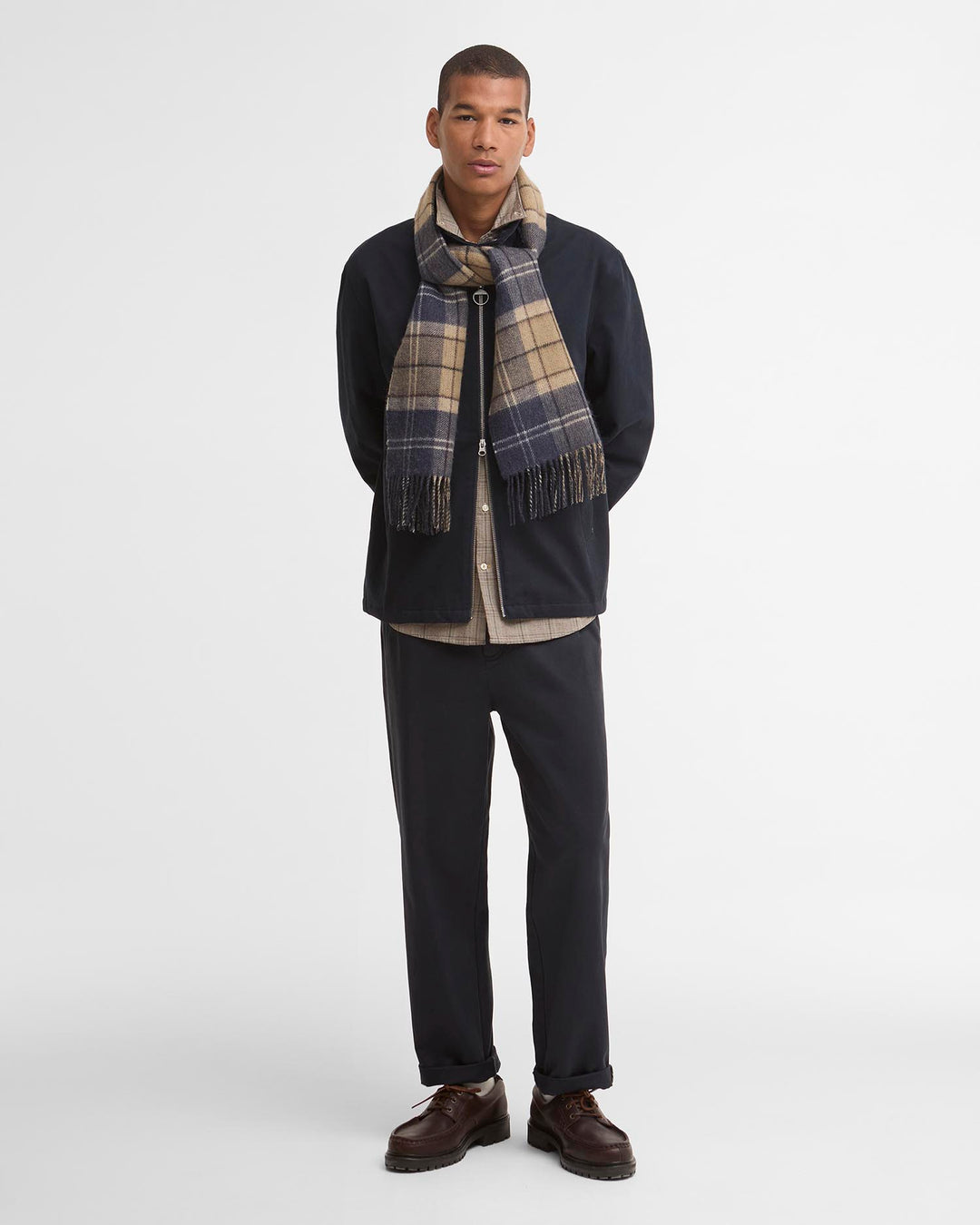 Barbour Dramside Reversible Scarf - Birchwood Dress Tartan
