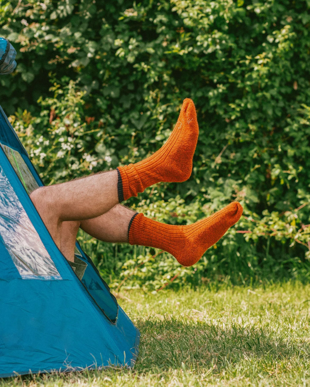 Peregrine British Wool Boot Socks - Orange