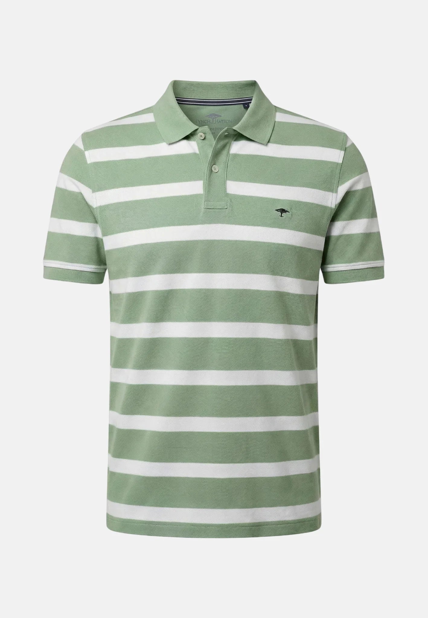 Fynch Hatton Premium Cotton Striped Polo Shirt