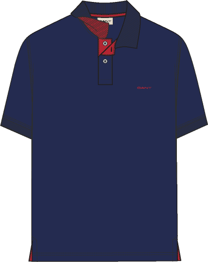 Gant Contrast Piqué Polo Shirt
