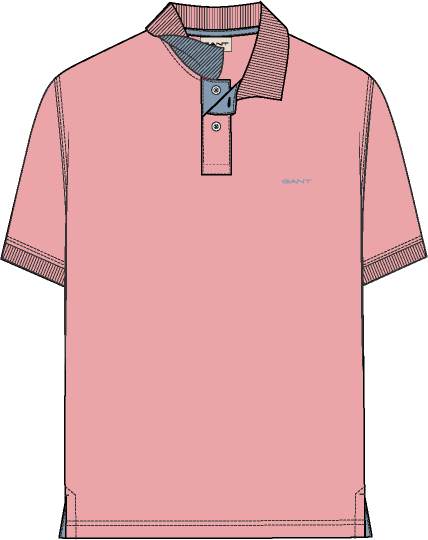 Gant Contrast Piqué Polo Shirt
