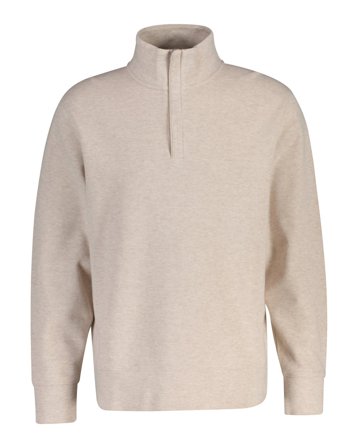 Gant Light Sacker Rib Half-Zip Sweatshirt