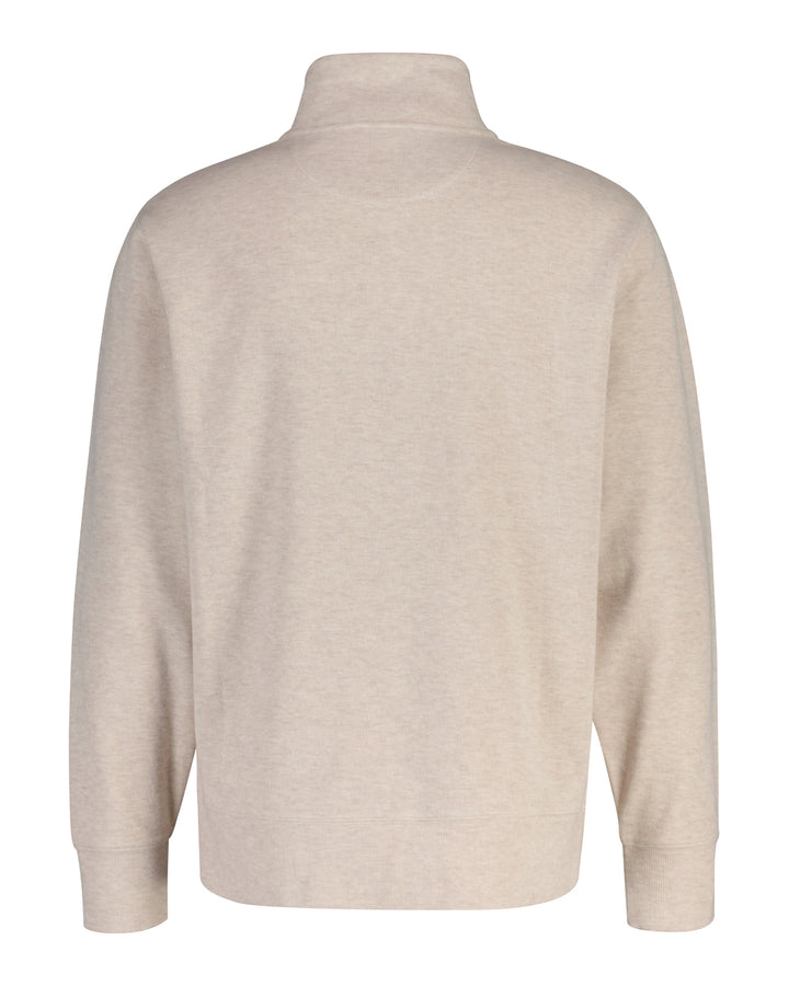 Gant Light Sacker Rib Half-Zip Sweatshirt