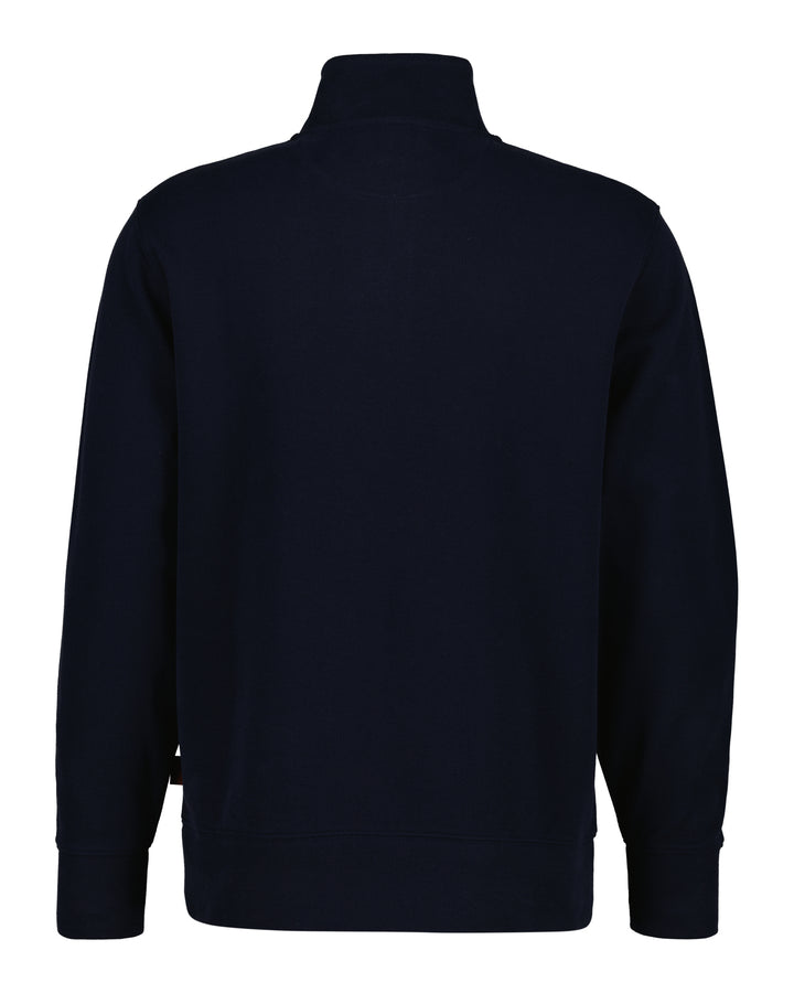 Gant Light Sacker Rib Half-Zip Sweatshirt