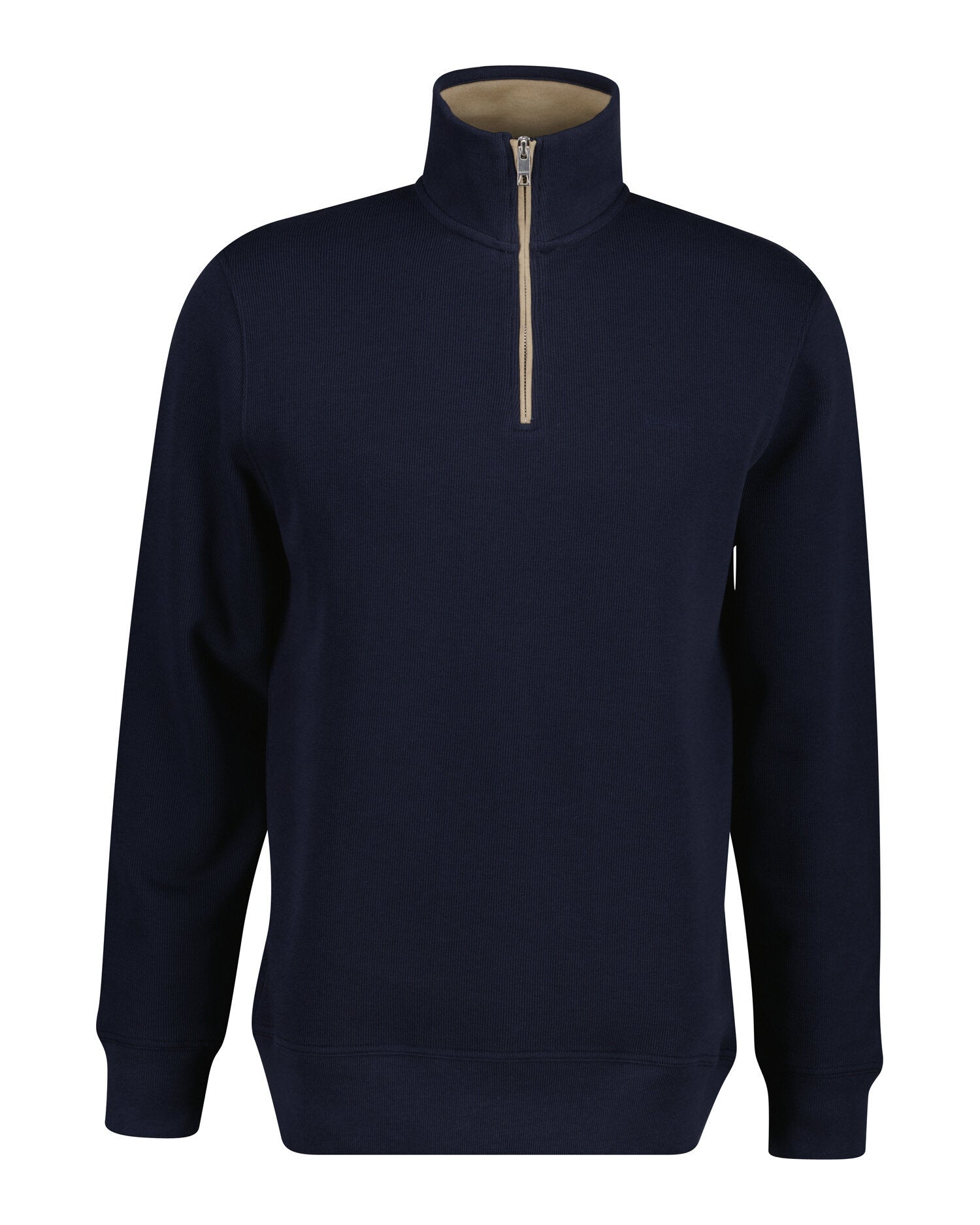 GANT Sacker Rib Half Zip Jumper - Evening Blue