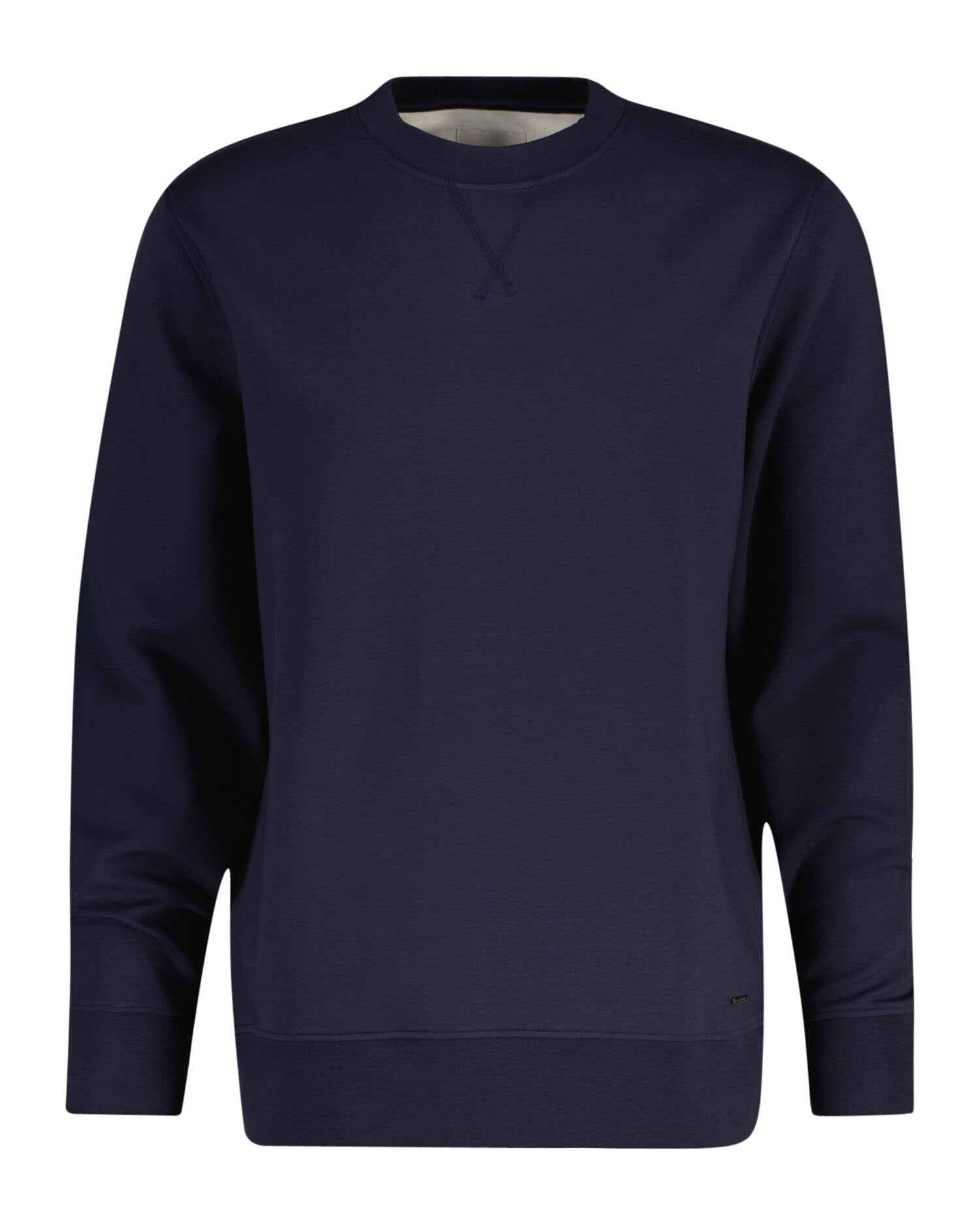 GANT Interlock Crew Neck Sweatshirt - Evening Blue