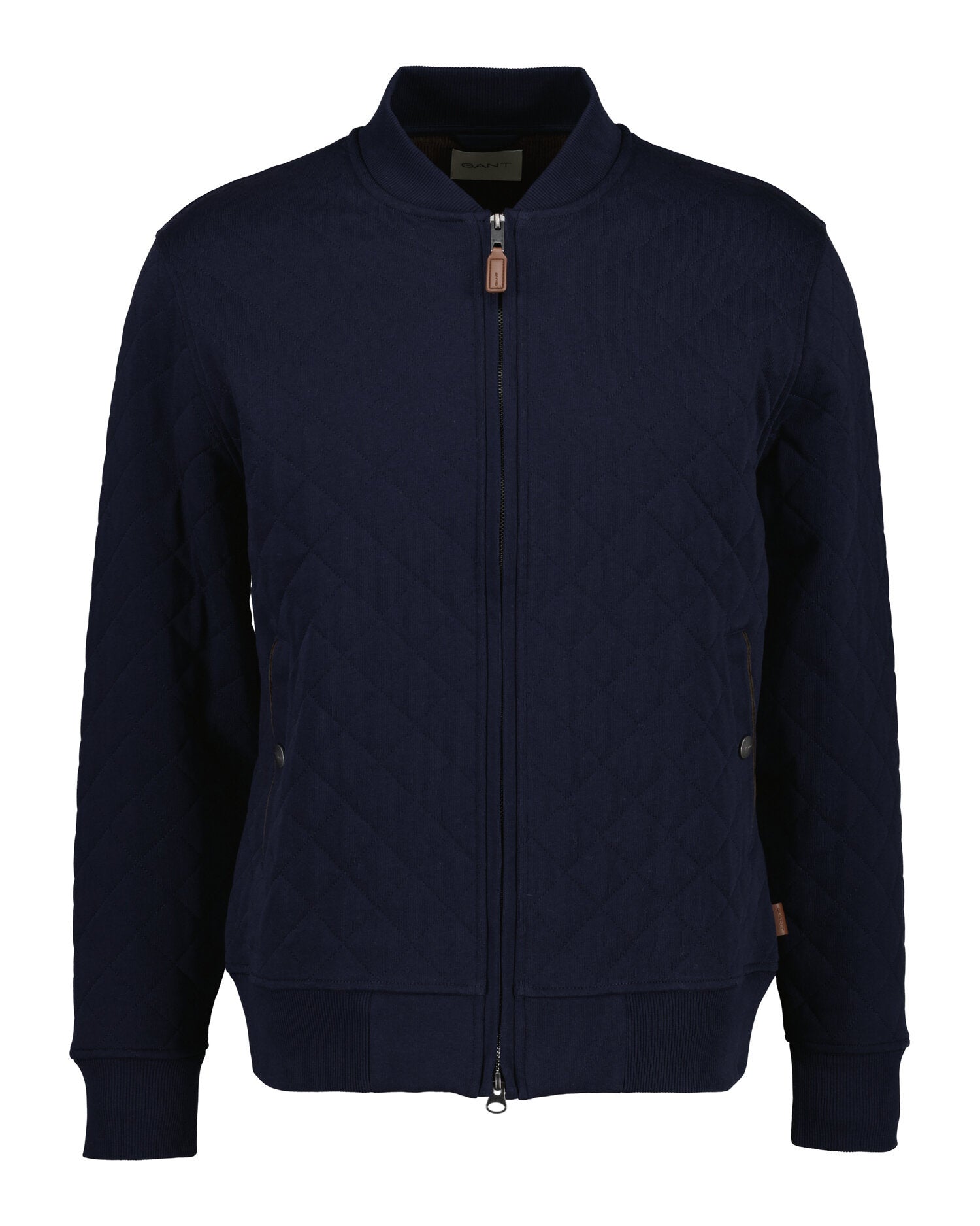 GANT Quilted Bomber Fleece - Evening Blue