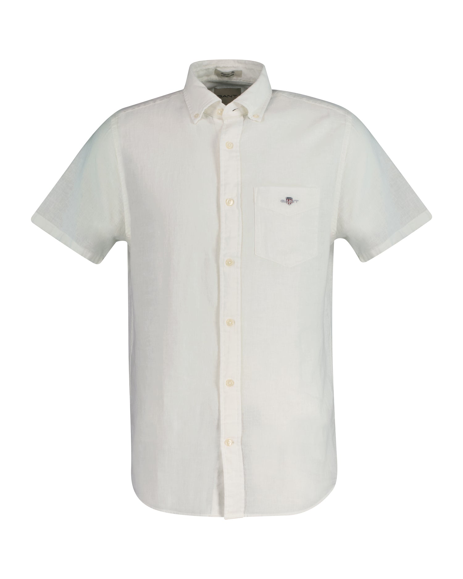 Gant Linen Blend Short Sleeve Shirt