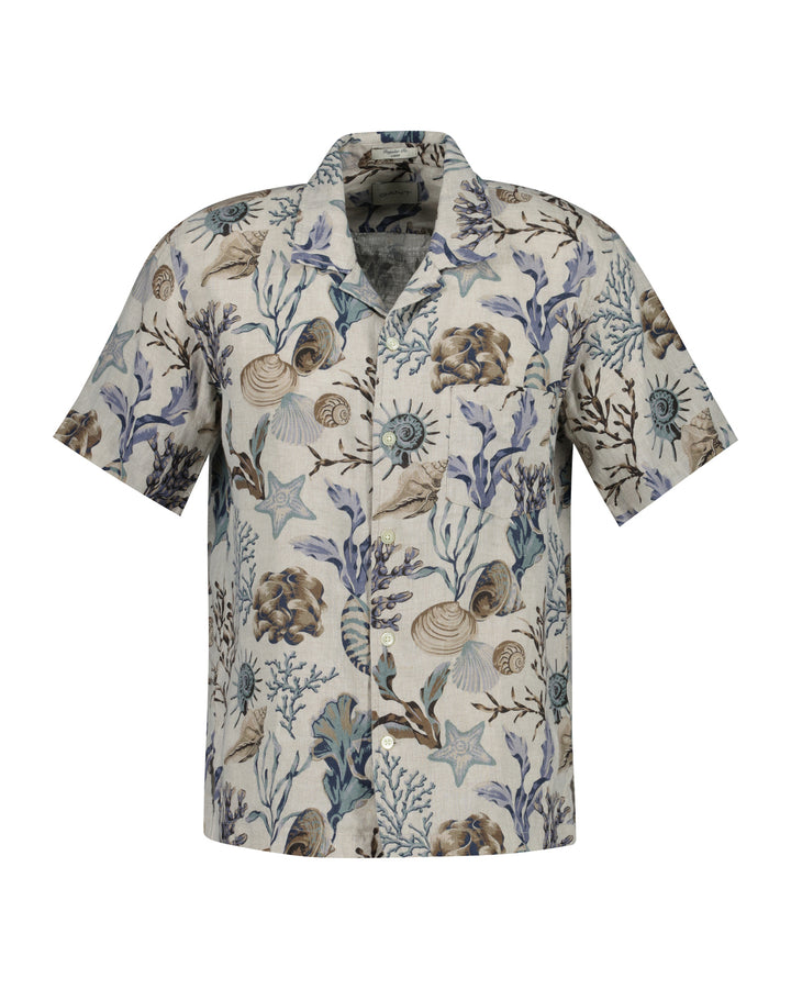 Gant Shell Print Linen Shirt