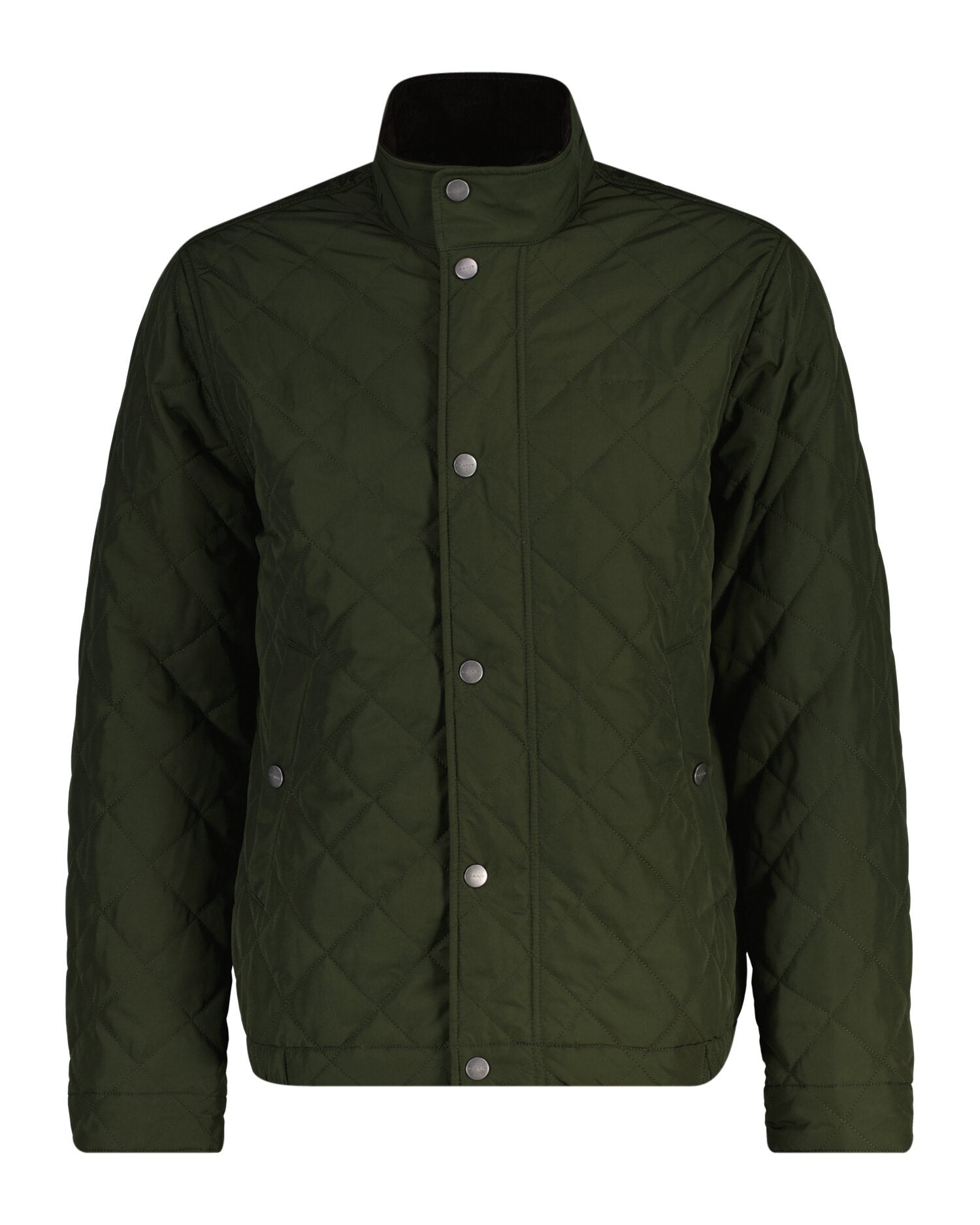 GANT Quilted Jacket - Dark Moss Green
