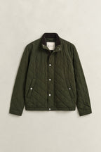 GANT Quilted Jacket - Dark Moss Green