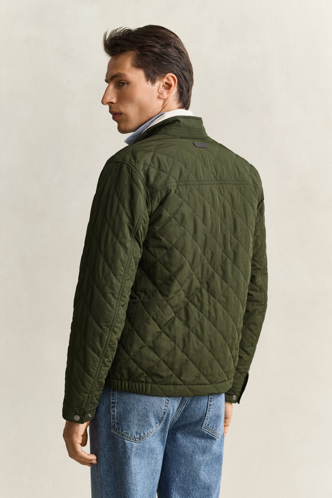 GANT Quilted Jacket - Dark Moss Green