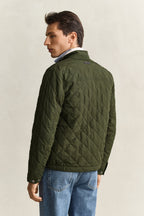 GANT Quilted Jacket - Dark Moss Green