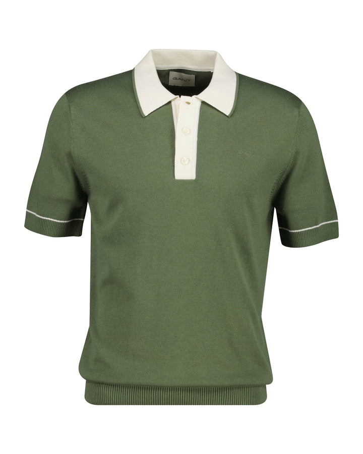 Gant Cotton Modal Polo Sweater