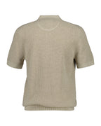 Gant Textured Cotton Polo Sweater