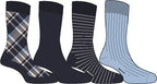 GANT Checked Socks 4-Pack Gift Box - Evening Blue