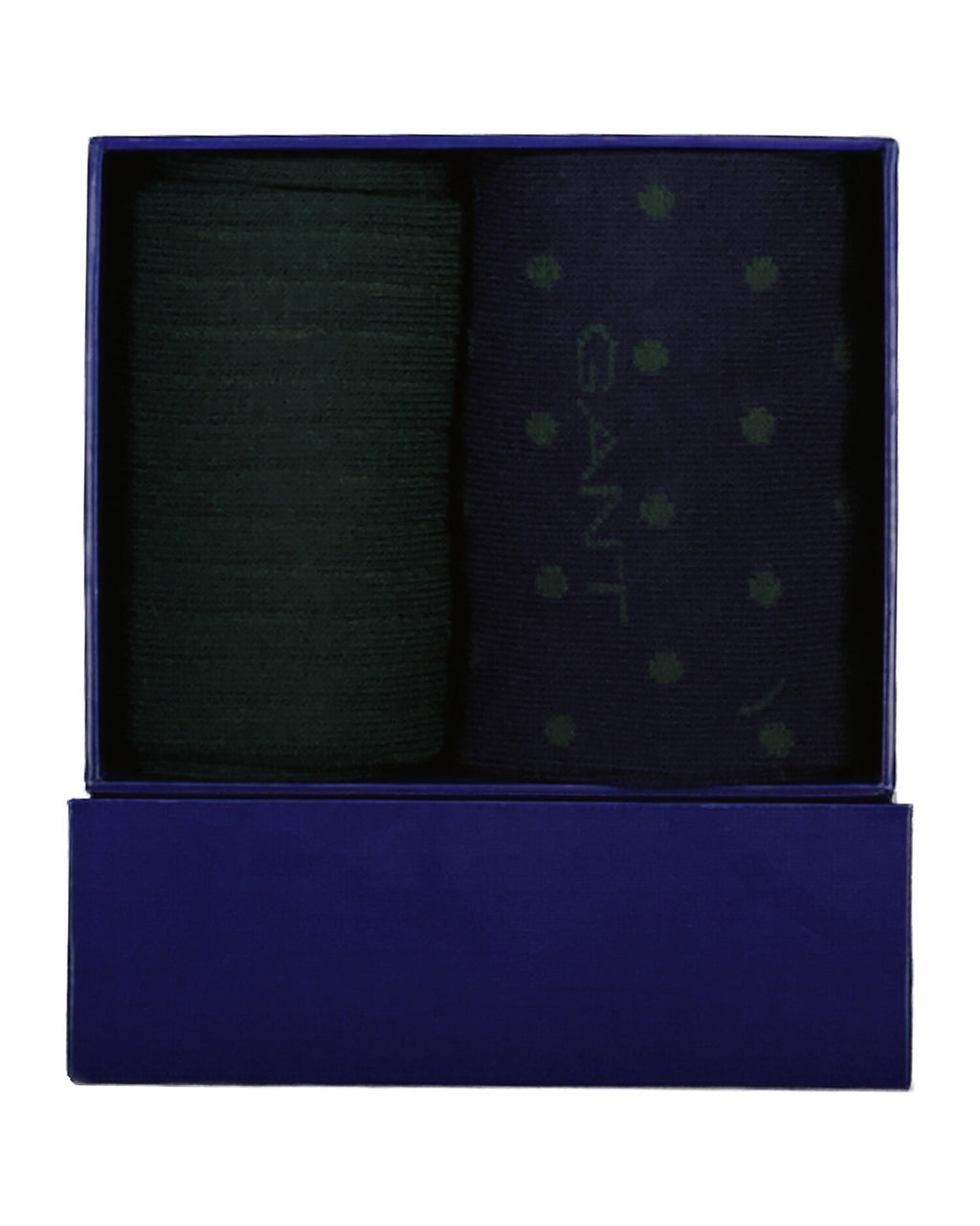 GANT Dot and Rib 2-Pack Sock Gift Box - Evening Blue