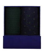 GANT Dot and Rib 2-Pack Sock Gift Box - Evening Blue