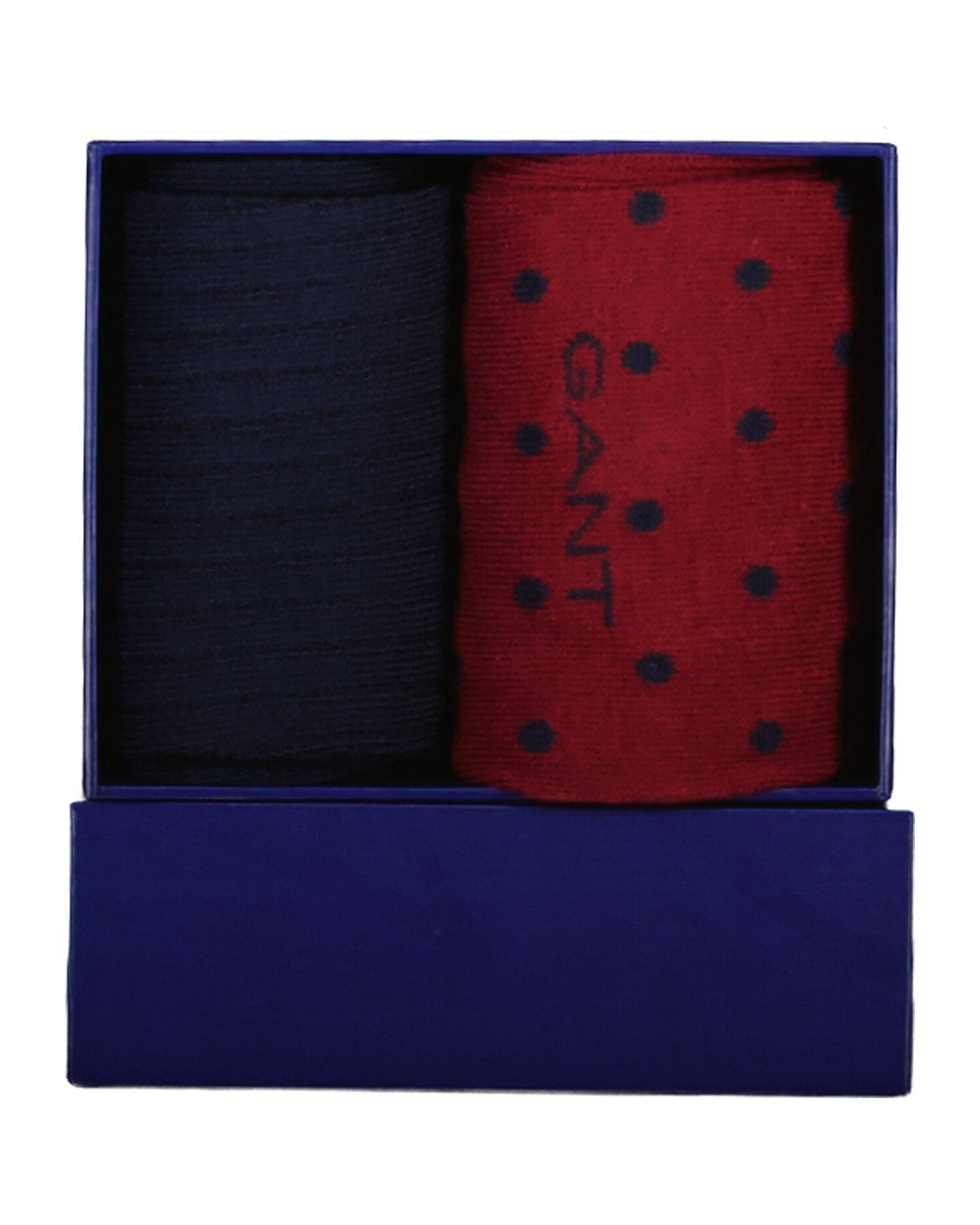 GANT Dot and Rib 2-Pack Sock Gift Box - Plumped Red