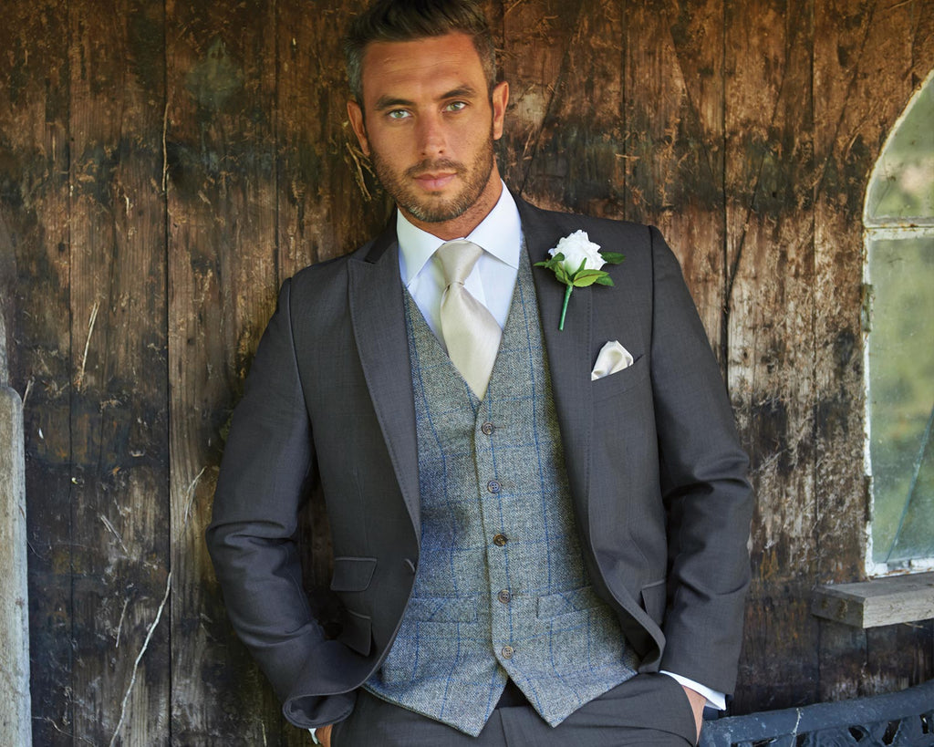 Charcoal Mohair Suit
