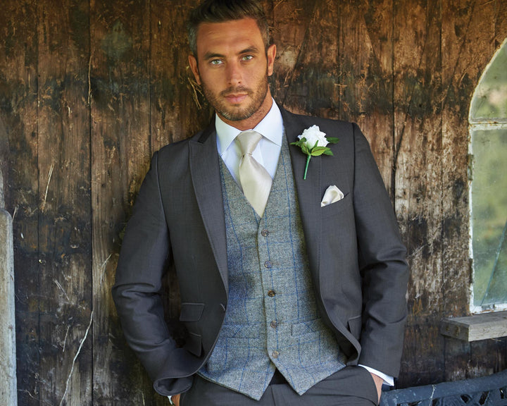 Charcoal Mohair Suit