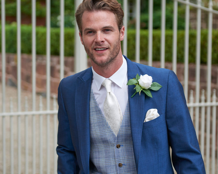 Royal Blue Mohair Suit