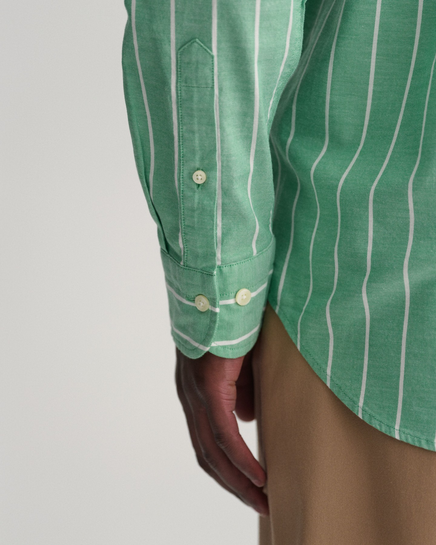 Gant Oxford Striped Shirt - Green