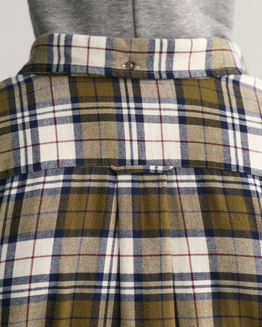 Gant Flannel Check Shirt - Khaki