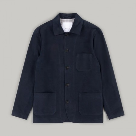 Wear London Wool Casual Jacket- Navy