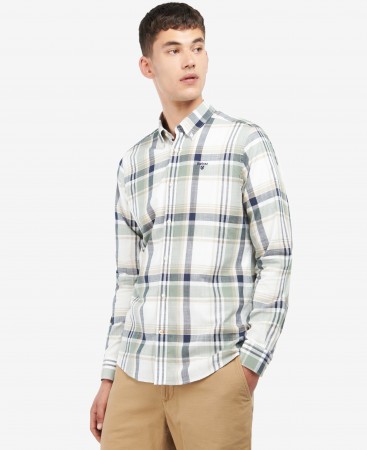 Barbour Checked Tailored Shirt - Olive